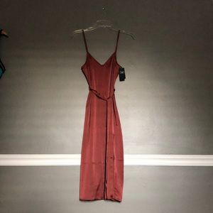 NWT Abercrombie & Fitch midi slip dress